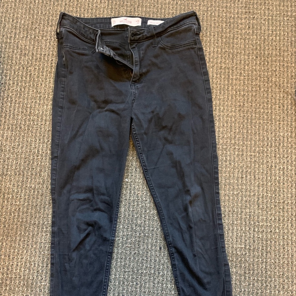 Black High-Rise Jean Legging